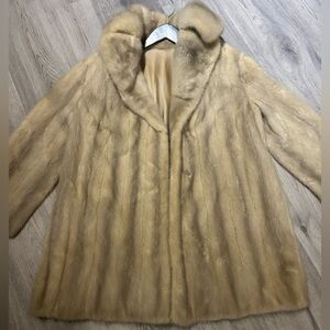 Custom made mink fur jacket